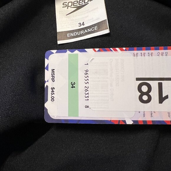 Speedo Overdrive One Brief True Cobalt NWT 34 - Picture 4 of 4